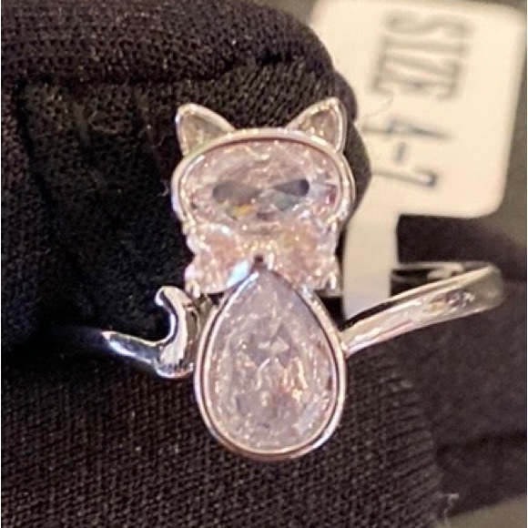 🍭2/$25🌟NWT 🐈‍⬛ cat ring from Charmed aroma size 4-7 - Picture 3 of 13